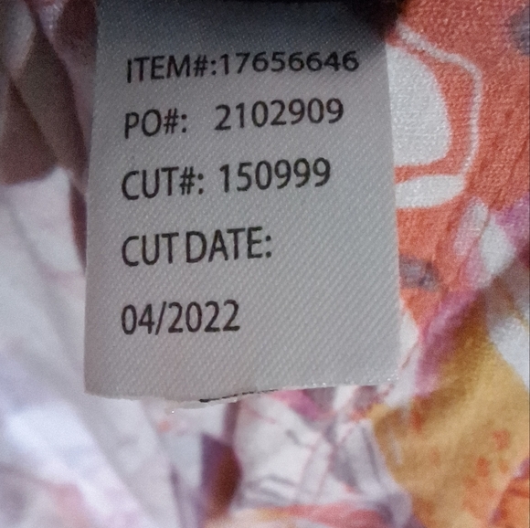 A Torrid Super Soft Knit Orange and Pink Floral Tunic Top In A Size 4. EUC - Picture 7 of 9